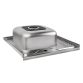 Кухонна мийка Brinex 6060-L 0,6 мм Satin (BRIN6060LSAT06) - 4