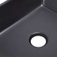 Комплект Qtap Tern: Раковина накладна прамокутна 475х370х140 мм Matt Black + Донний клапан PU03 - 5
