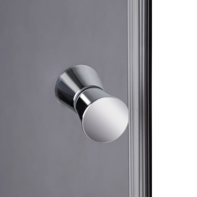 Душовий бокс Lidz Kubis SB90x90.SAT.LOW.GR, скло тоноване 4 мм - 5