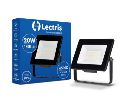 Прожектор LED20W 1800Лм 6500K 185-265V IP65 Lectris - 1