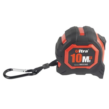 Рулетка магнитная обрезиненная Extra нейлоновое покрытие двустороннее полотно/зацеп 10м×25мм ULTRA (3822182) - 5