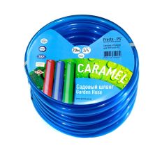 Шланг поливочный Presto-PS силикон садовый Caramel (синий) диаметр 3/4 дюйма, длина 20 м (CAR B-3/4 20)