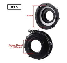 Переходник Evrokub DN50 на резьбу 1 дюйм для крана еврокуба 60*6мм