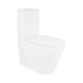 Унітаз-компакт Qtap Scorpio безободковий Ultra Quiet з сидінням Soft-close QT14226088AW - 1