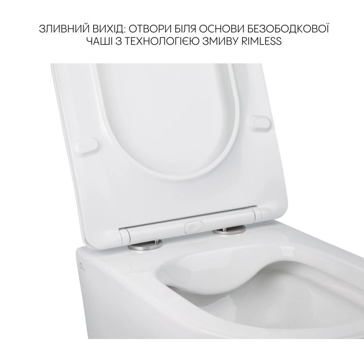 Комплект Qtap Jay 2 в 1: подвесной унитаз Rimless + биде подвесное - 4
