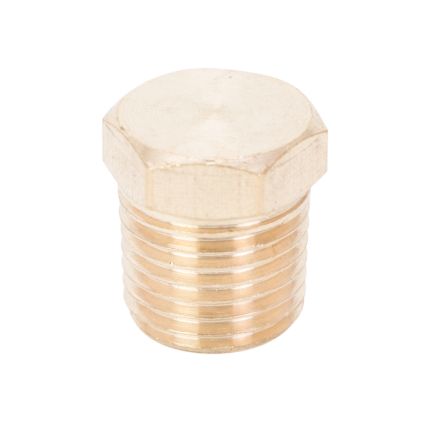 Заглушка з зовнішнім різьбовим з'єднанням 1/4&amp;quot; (латунь) Sigma (7025911) - 1