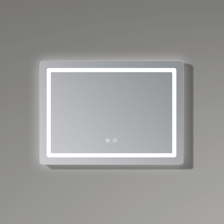 Дзеркало Qtap Mideya (DC-F614) 700х500 з LED-підсвічуванням Touch, з антизапотіванням, димером, рег. яскравості QT2078NCF07050W - 4