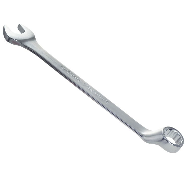 Ключ рожково-накидной глубокий 15мм CrV satine Sigma (6024151) - 5