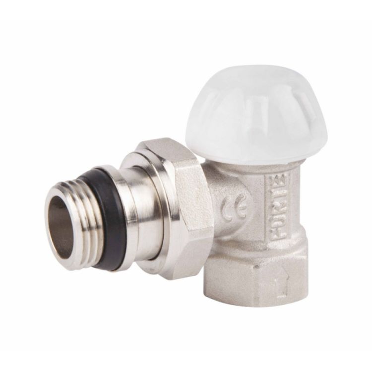 Кран рад. кутовий НИЗ з антипрот. посилен Forte 233W 1/2 Powerful - 1