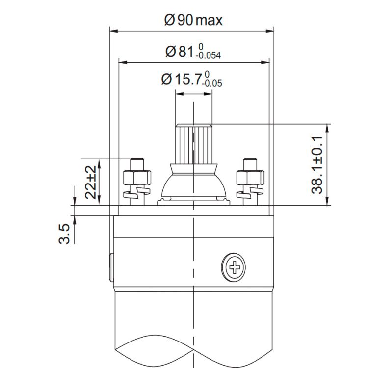 777113 Насос ц/бежный погружной 0.55кВт 61м-10л/мин/14м-80л/мин ф94мм+бл.упр. каб.1.6м - 6