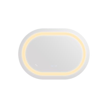 Зеркало Qtap Gemini 500х700 с LED-подсветкой Touch, с антизапотеванием, с димером, рег. темп. цвета - 5