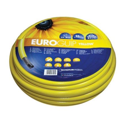 Шланг садовый Tecnotubi Euro Guip Yellow для полива диаметр 1/2 дюйма, длина 50 м (EGY 1/2 50) - 1