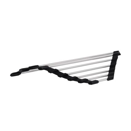 Сушарка на кухонну мийку кутова Lidz Acsis LA16 Black, кругла основа, для посуду 430х70х10 мм LDACSLA16BLM49769 - 4