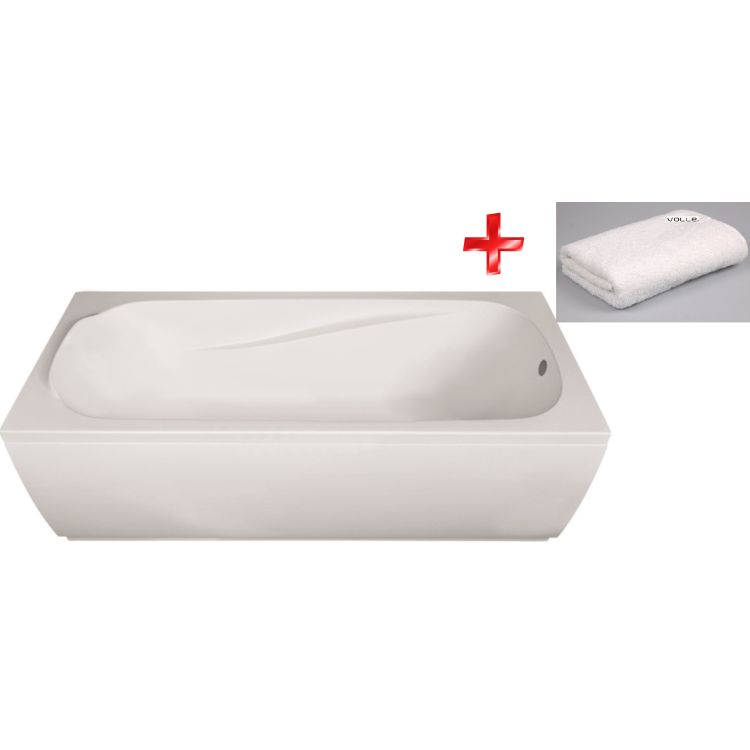 Комплект: FIESTA ванна 170*70см без ножек + Полотенце махровое Volle - 1