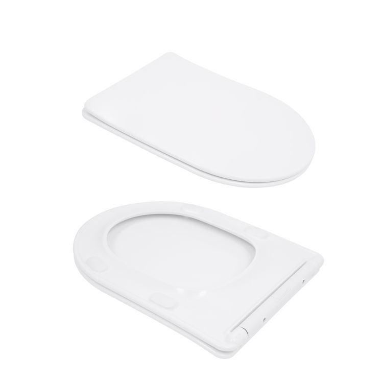 Унітаз підлоговий Qtap Evia Ultra Quiet 630×350×795 мм з сидінням Soft-close, White QTEVI27W49258 - 8