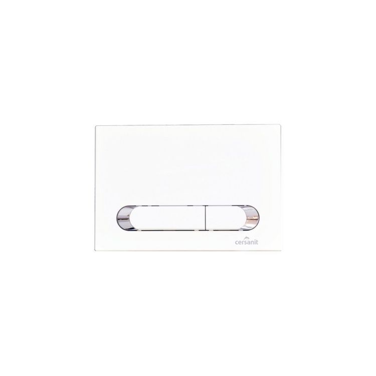 Кнопка зливу Cersanit HI-TEC TEAR біла - 1
