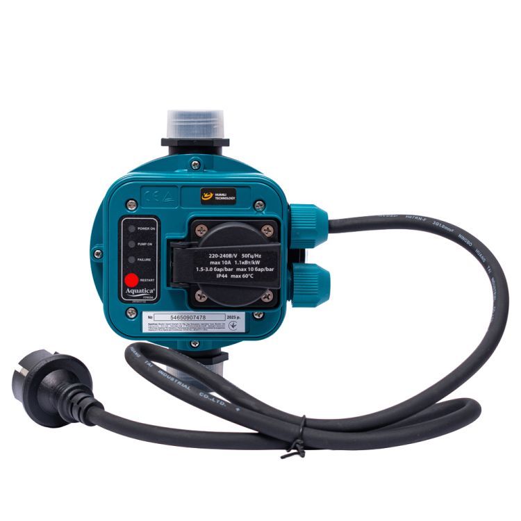 779556 Контролер давления электронный 1.1 кВт ф1+розетка - 1