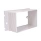 Ревізійний каркас Qtap 261х100х140 мм White для інсталяції Standard QTSTD168W49819 - 3