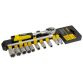 Ключ-трещотка 1/4&amp;quot; с набором насадок и удлинителем 12шт CrV mid Sigma (6003501) - 4