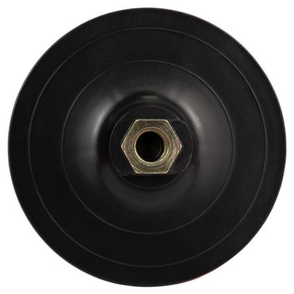 Диск шліфувальний гумовий з липучкою жорсткий Ø115мм Sigma (9181121) - 4