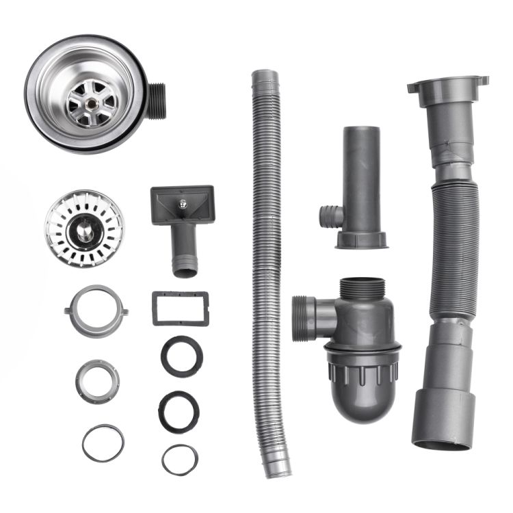 Кухонна мийка Brinex 5050 0,6 мм Satin (BRIN5050SAT06) - 7