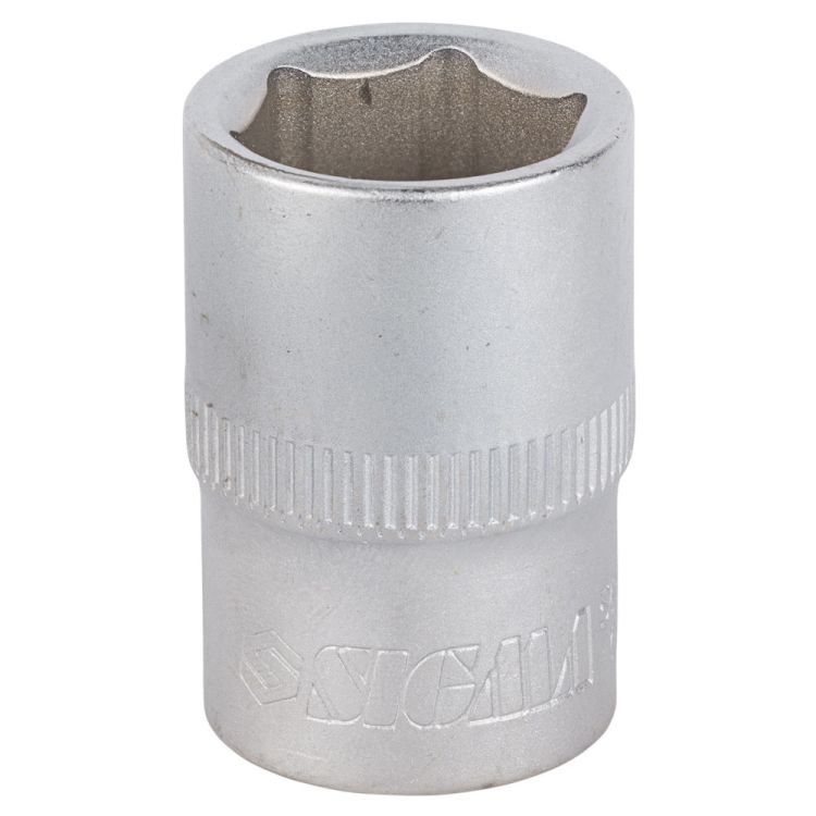 Насадка шестигранна коротка 1/2&amp;quot; 18мм CrV mid Sigma (6071181) - 2