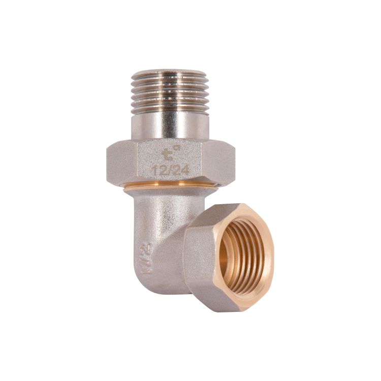 Згін-американка Thermo Alliance Standart 1/2&amp;quot;ВЗ нікель, кутовий TAS191W15 - 5
