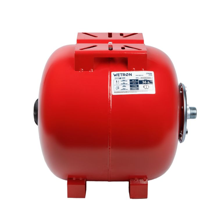 Гідроакумулятор горизонтальний 36л WETRON (779222) - 5