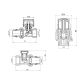 Термостатичний набір Thermo Alliance Standart прямий 1/2&amp;quot; TAS352W15 - 2