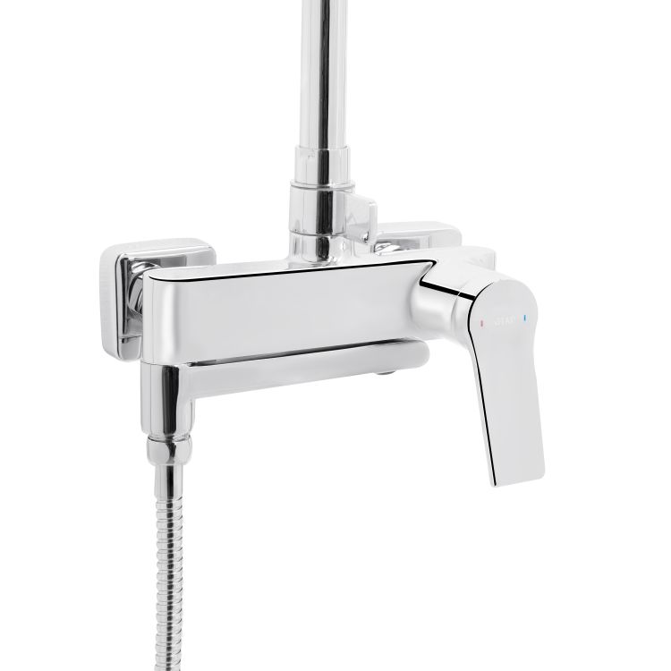 Душова система універсальна Qtap Arvin на три споживача (з виливом) QTARV111CRM48643 Chrome - 4