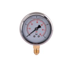 Манометр із гліцерином Thermo Alliancе Forte 4 бар, 1/4&quot;З, нижнє підключення TAF170G4B