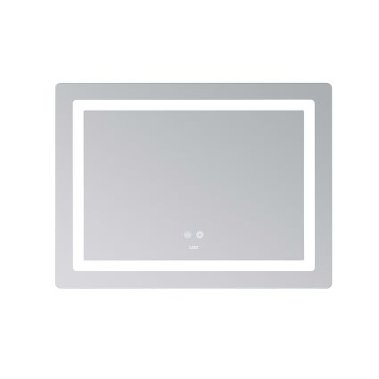 Дзеркало Lidz Kubis (KU2) 800х600 з LED-підсвічуванням Touch, з антизапотіванням, з димером, рег. яскравості LD78LF904806048446 - 4