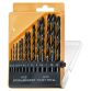 Набір свердел по металу, 2-8 мм (через 0,5 мм), HSS, 13 шт. циліндричний хвостовик 723355 - 1