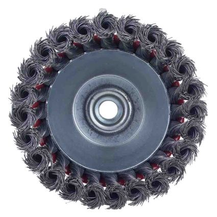 Щітка дротяна чашевидних Ø125мм М14×2мм (сталевий витий) Sigma (9026121) - 4