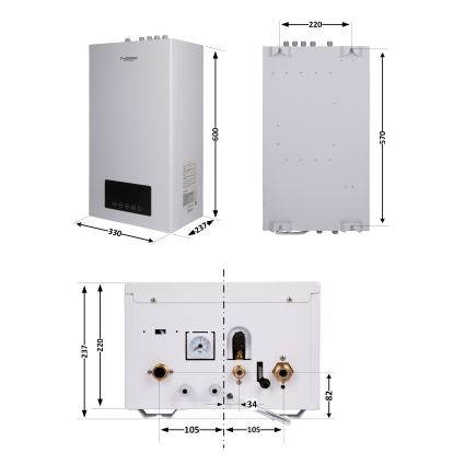 Котел електричний Thermo Alliance 6 кВт - 2