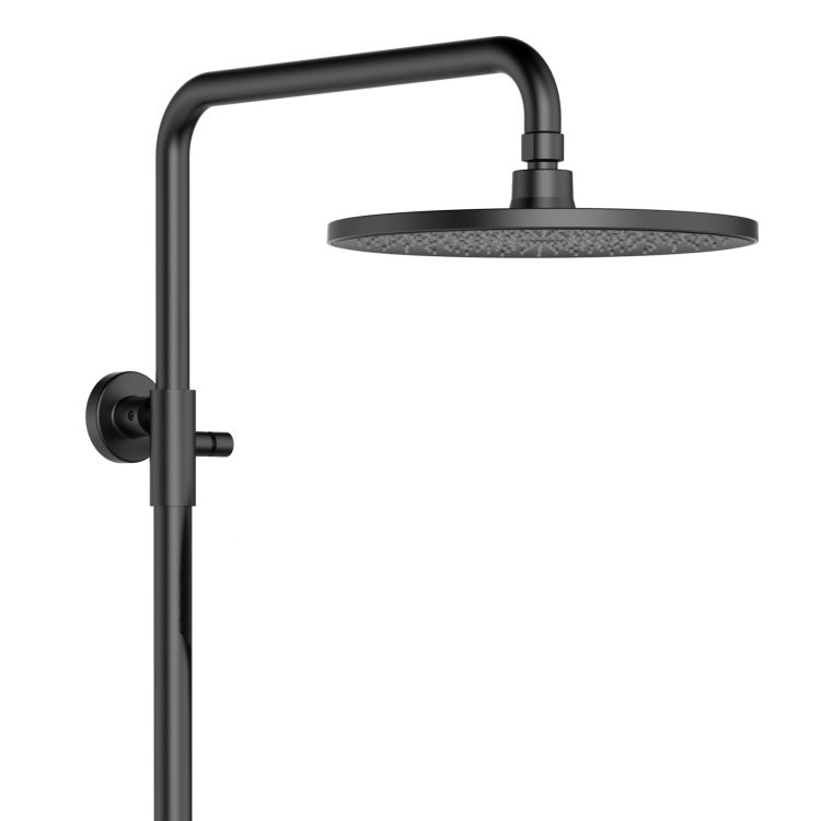 Душова система для душу Qtap Slavonice на два споживача QTSLA110BLM45914 Black Matt - 4