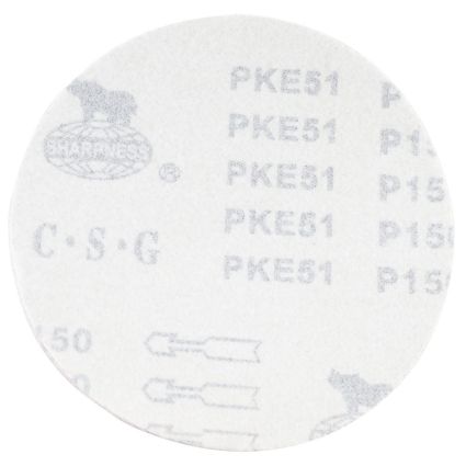 Шлифовальный круг без отверстий Ø150мм P150 (10шт) Sigma (9121381) - 2