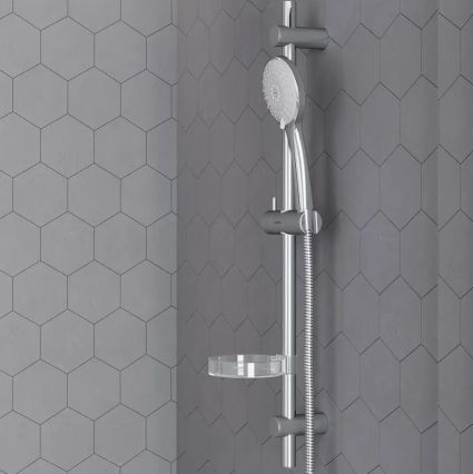 Смеситель д/душ. комплекта: ручной душ d – 120 мм, 5 функций, держатель 914100000 Palace One AM/PM - 4