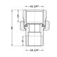Згін-американка Thermo Alliance Base 1 1/4&amp;quot;ВЗ нікель, прямий SD190W32 - 2