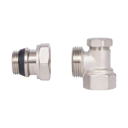 Кран SD Plus 1/2&amp;quot; ВН з антипротечкой для радіатора кутовий - 5