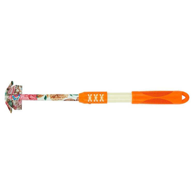 Мотыга комбинированная плоская + 3-х зубая (orange) (TPR) FLORA (5043054) - 2